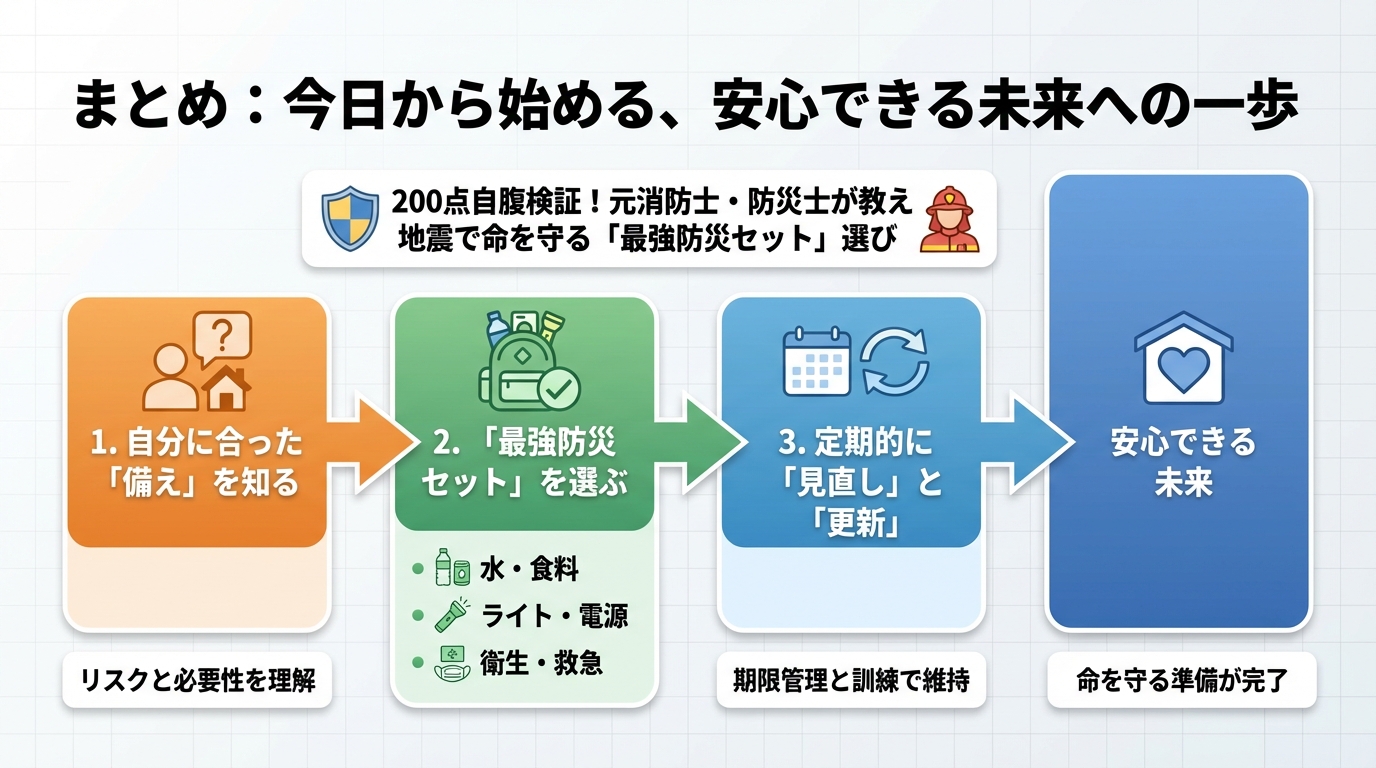 地震対策 まとめ：今日から始める、安心できる未来への一歩