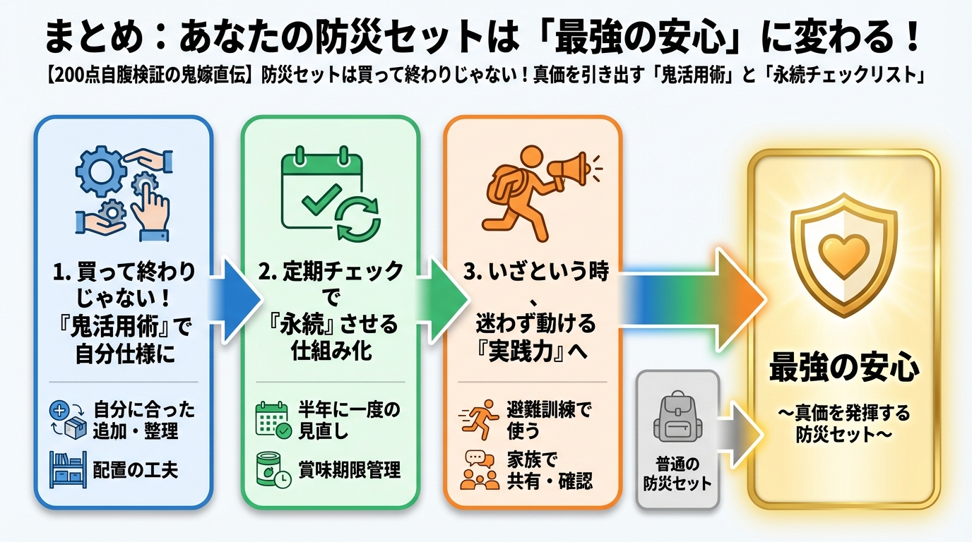 防災グッズ まとめ：あなたの防災セットは「最強の安心」に変わる！