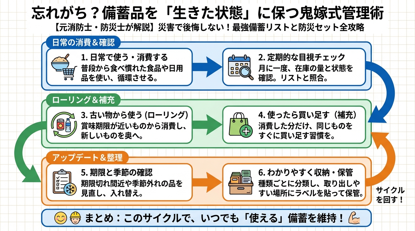 備蓄 忘れがち？備蓄品を「生きた状態」に保つ鬼嫁式管理術