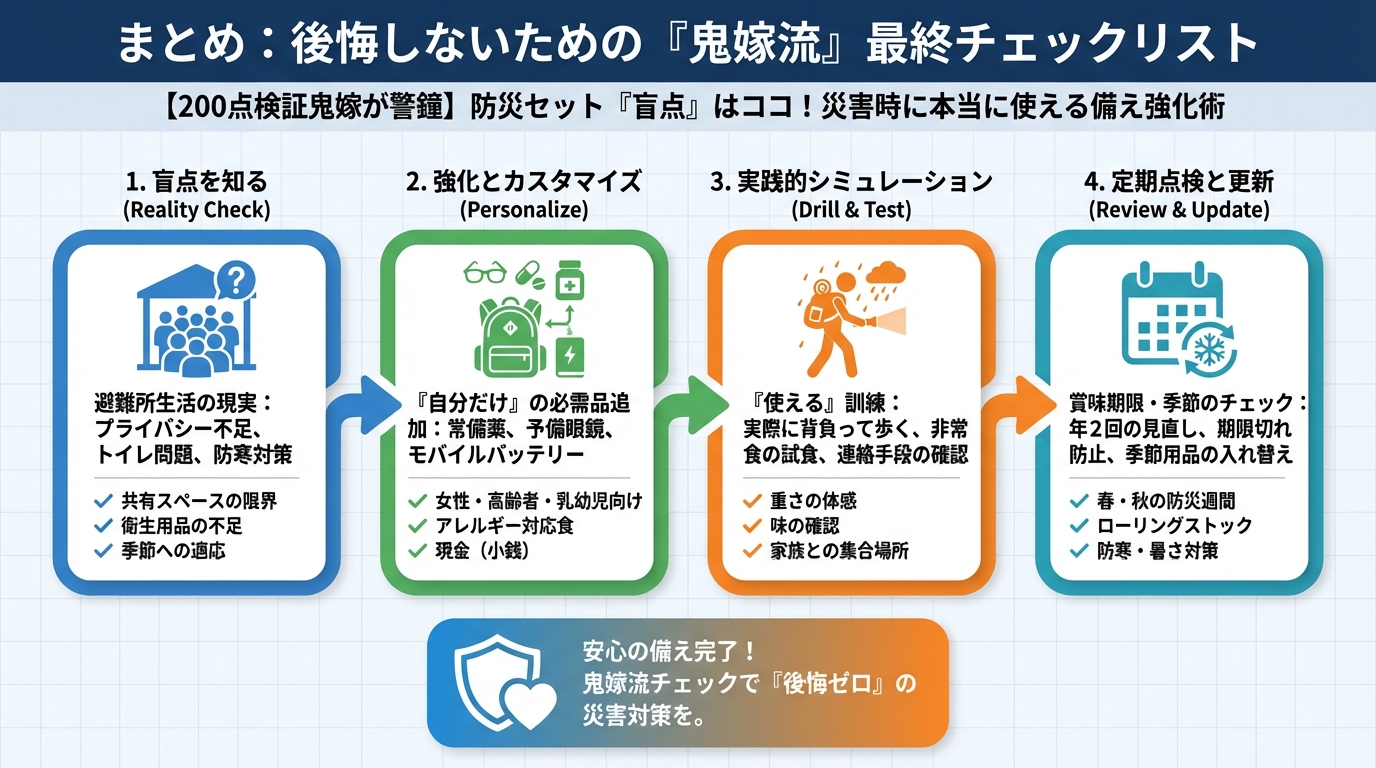 防災グッズ まとめ：後悔しないための『鬼嫁流』最終チェックリスト