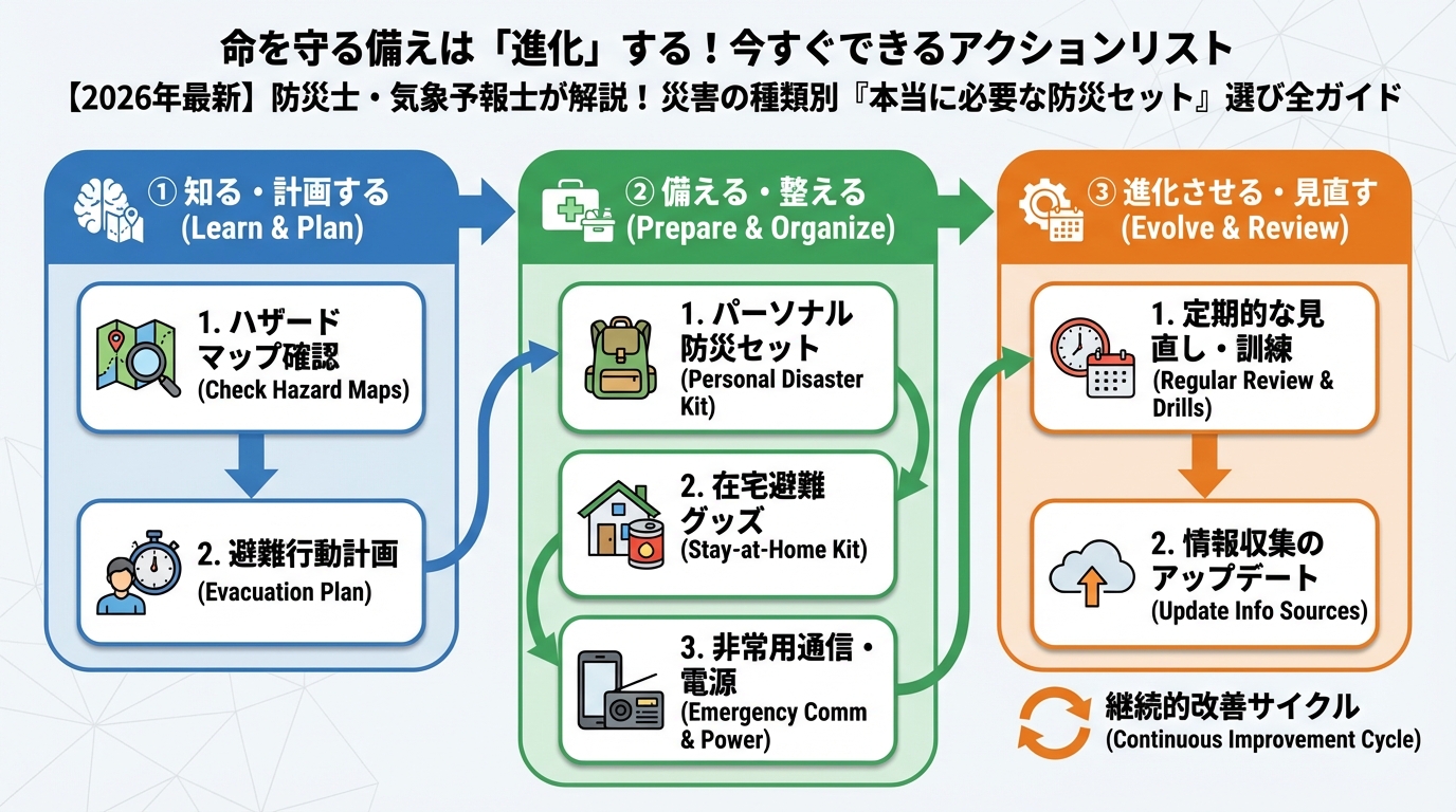 防災グッズ 命を守る備えは「進化」する！今すぐできるアクションリスト