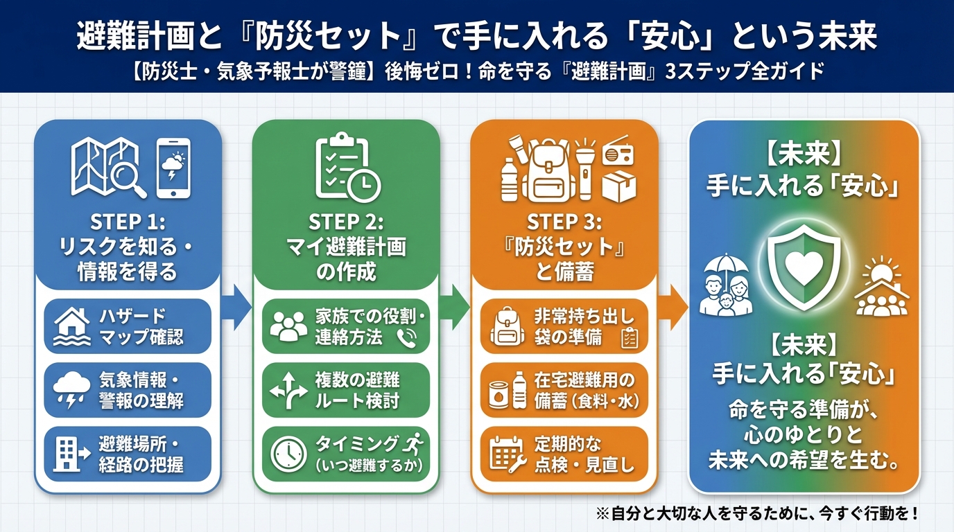 避難計画 避難計画と『防災セット』で手に入れる「安心」という未来