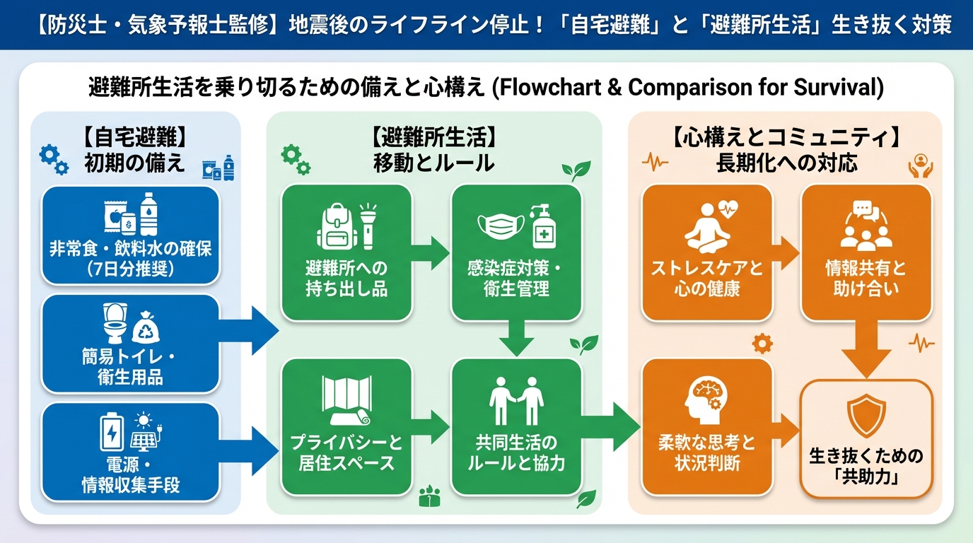 地震対策 避難所生活を乗り切るための備えと心構え