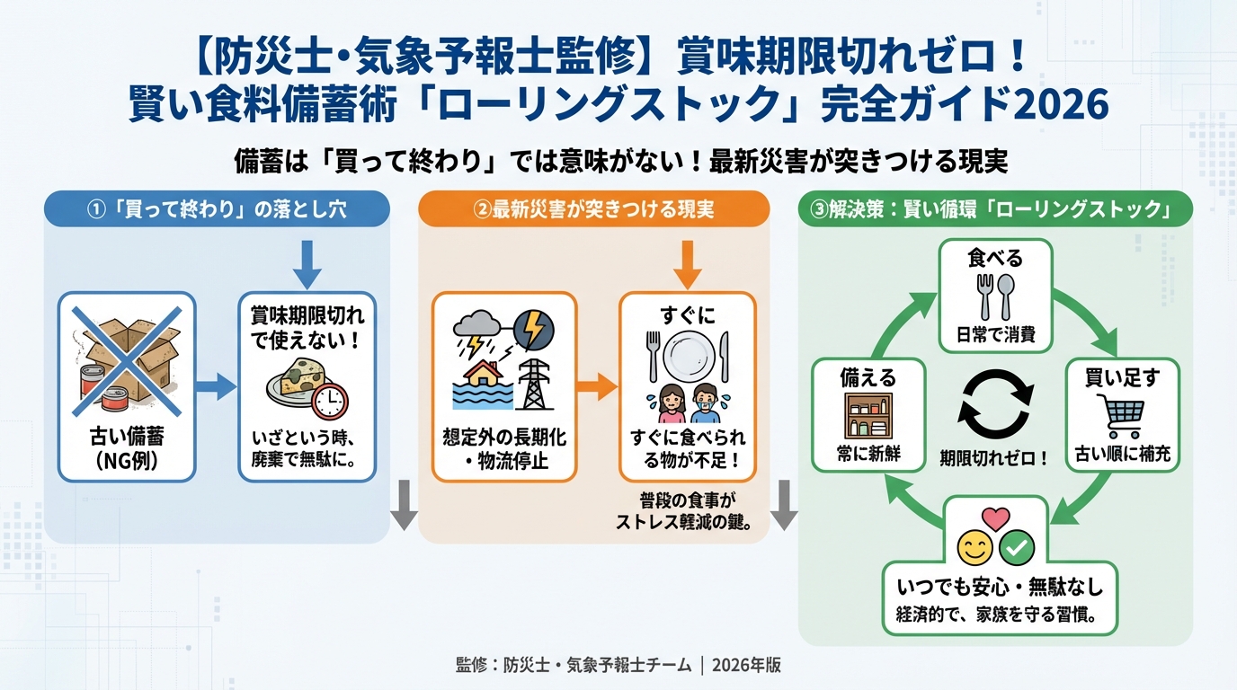 備蓄 備蓄は「買って終わり」では意味がない！最新災害が突きつける現実