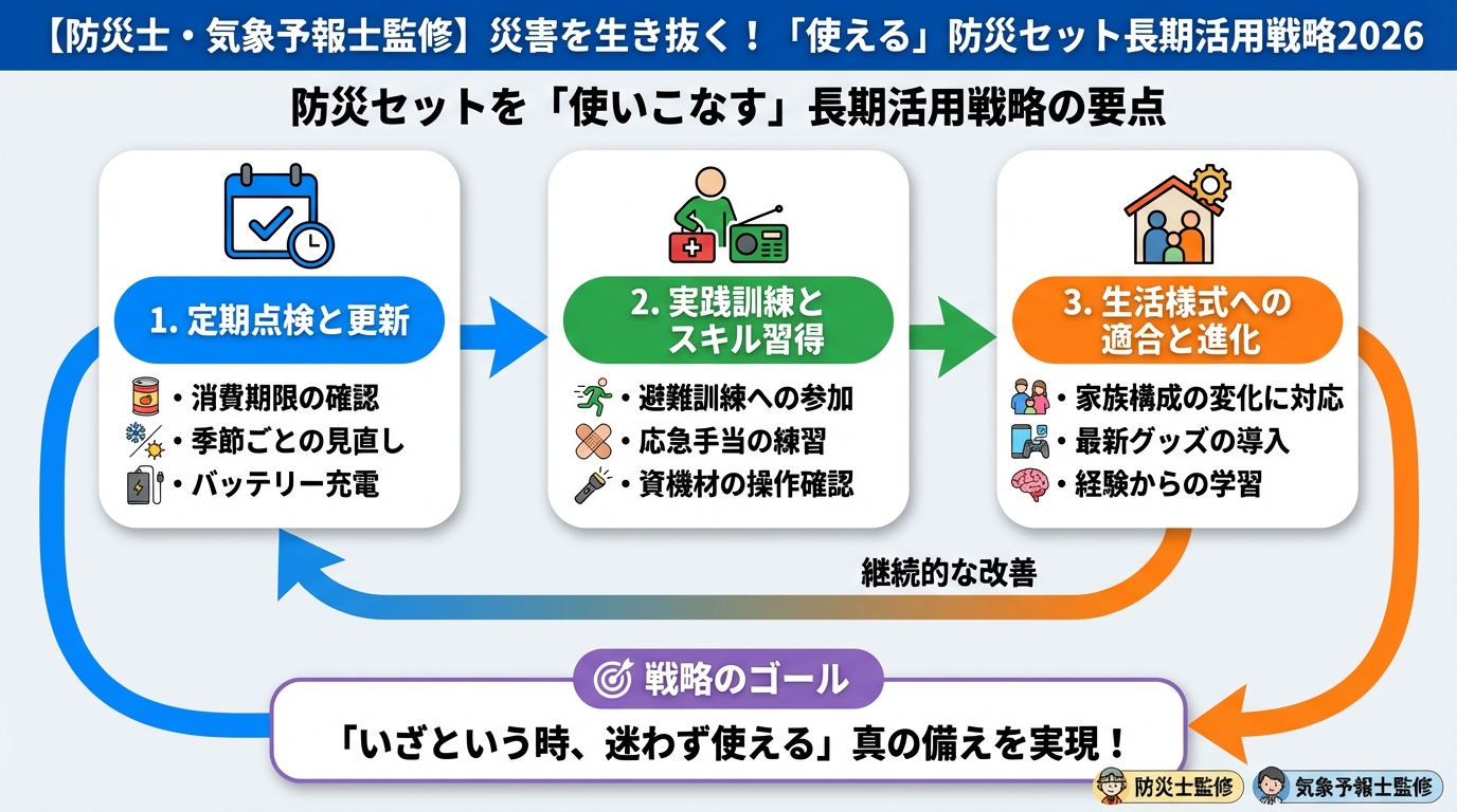 備蓄 防災セットを「使いこなす」長期活用戦略の要点