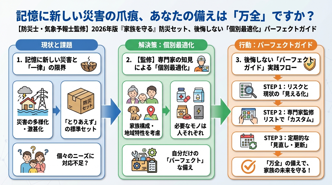 防災グッズ 記憶に新しい災害の爪痕、あなたの備えは「万全」ですか？