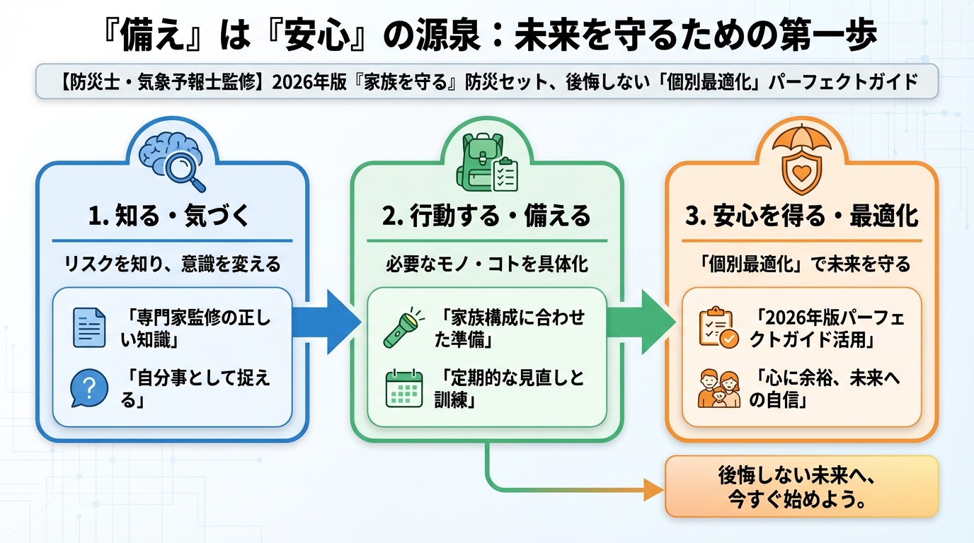 防災グッズ 『備え』は『安心』の源泉：未来を守るための第一歩