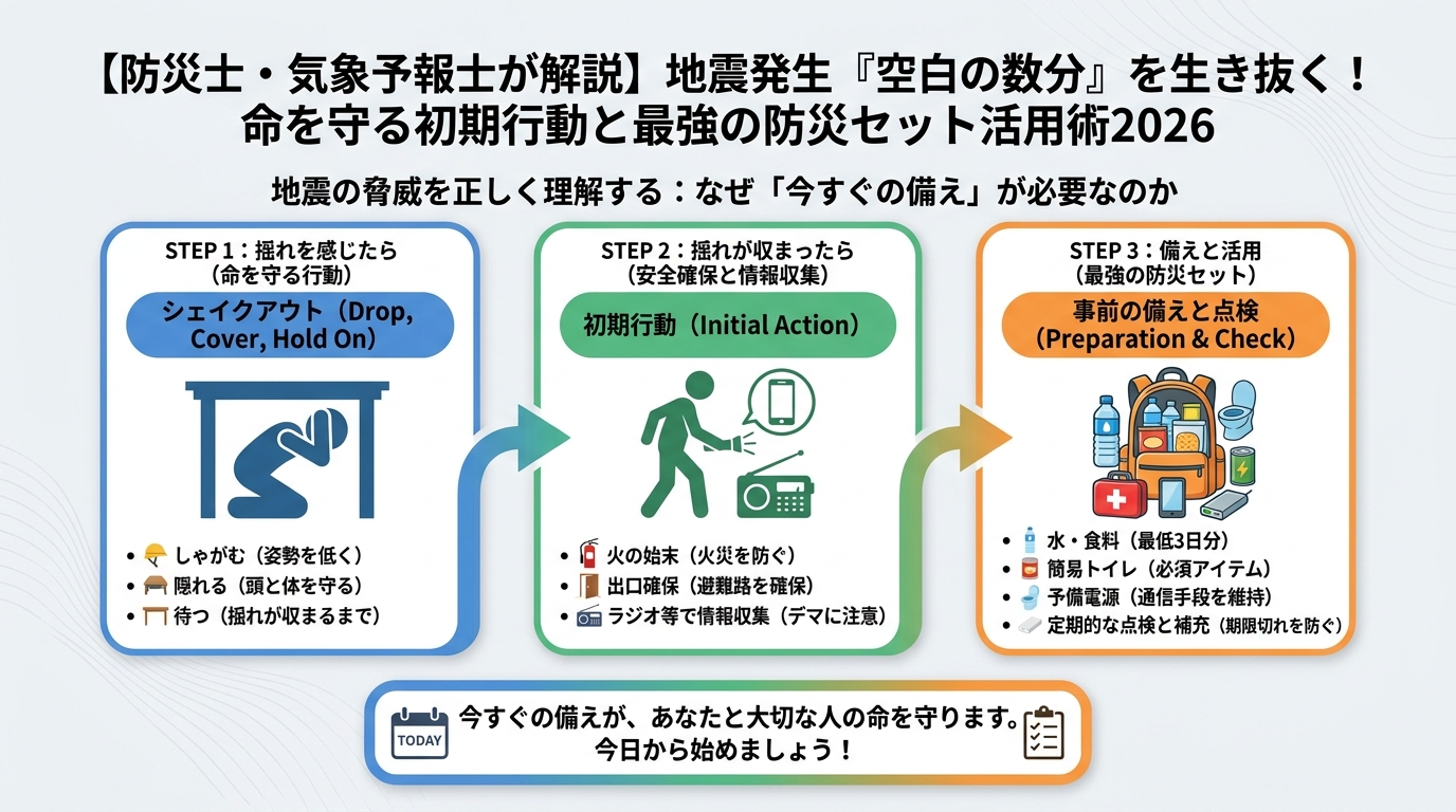 地震対策 地震の脅威を正しく理解する：なぜ「今すぐの備え」が必要なのか