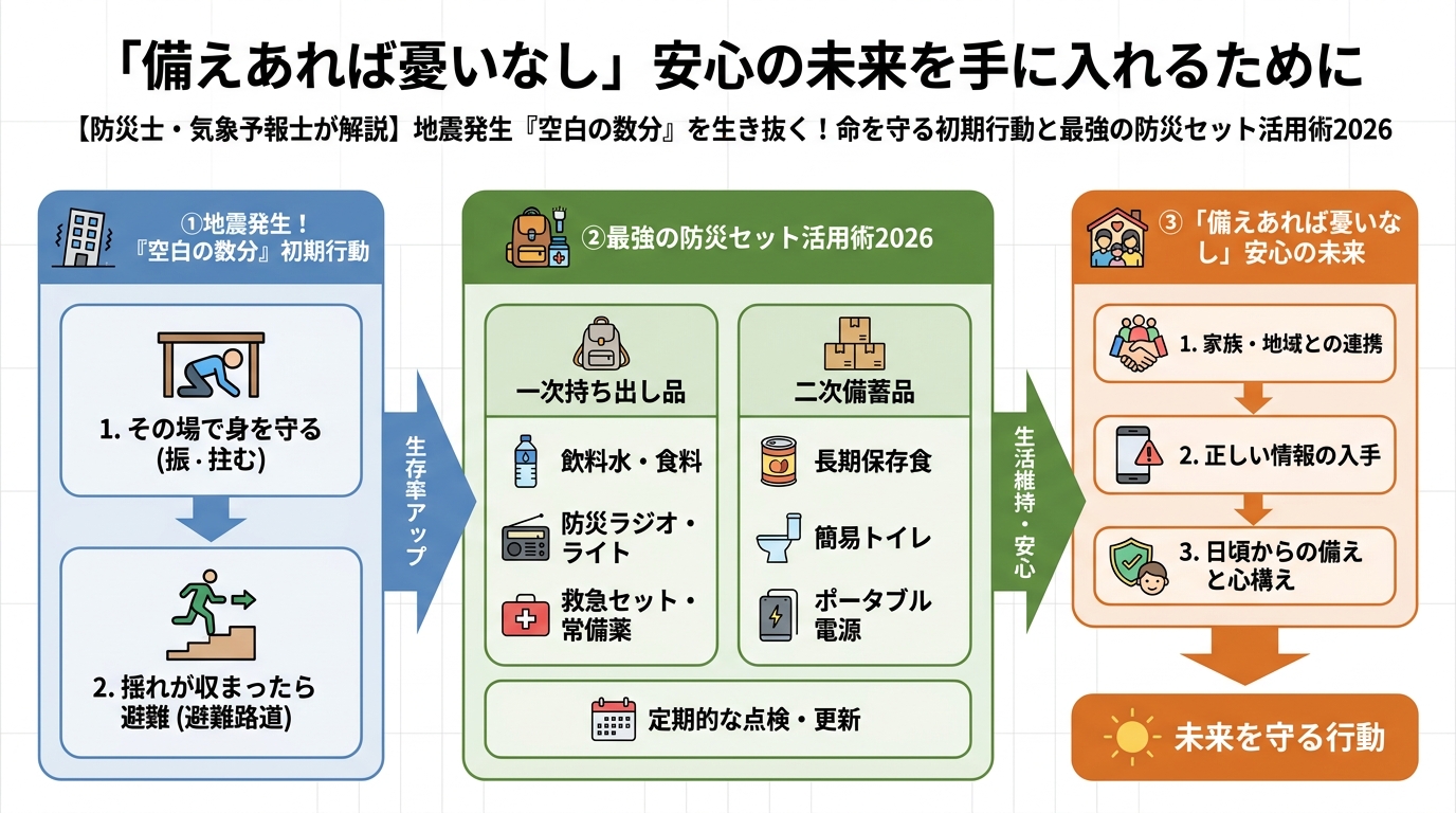 地震対策 「備えあれば憂いなし」安心の未来を手に入れるために