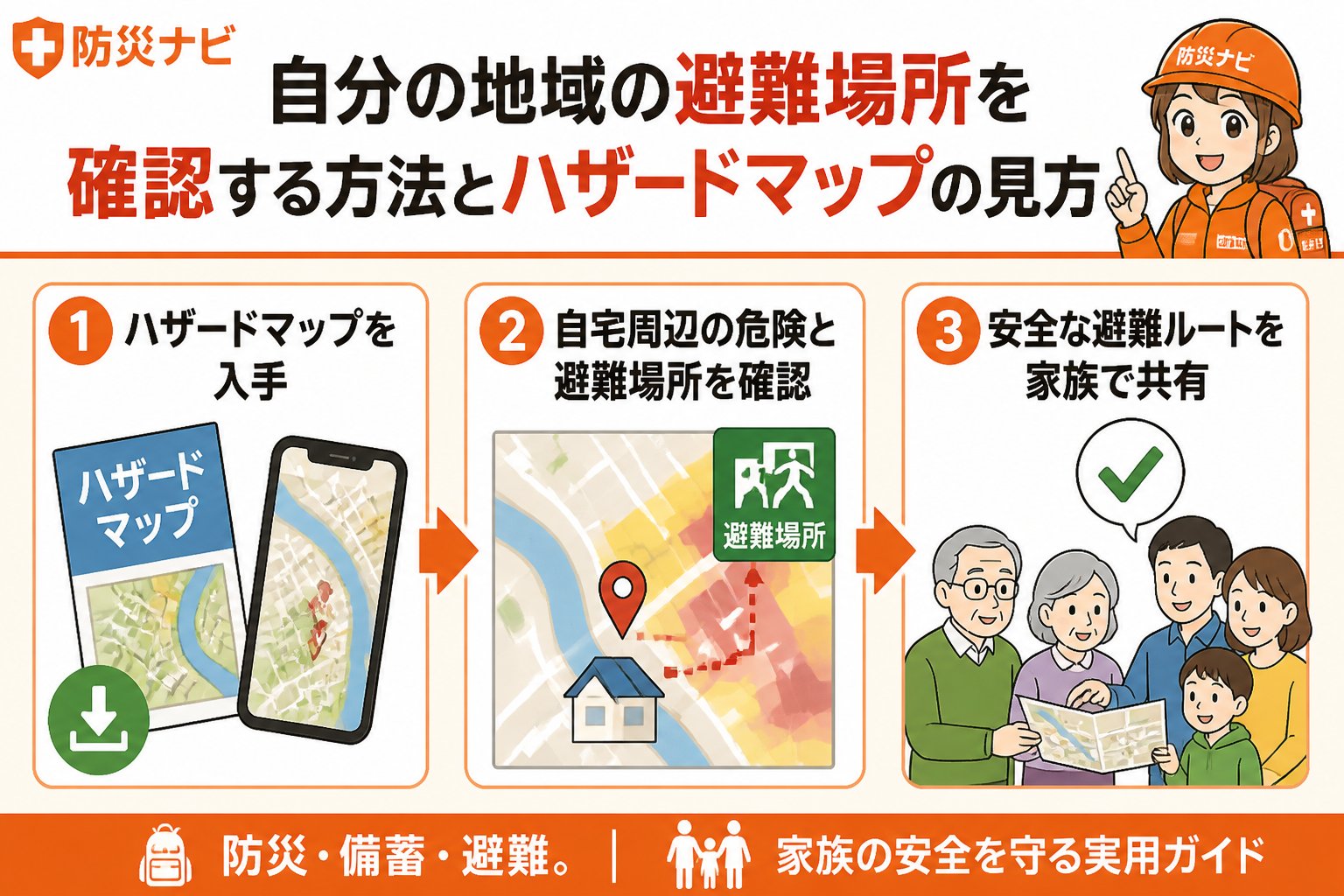 避難計画 自分の地域の避難場所を確認する方法とハザードマップの見方