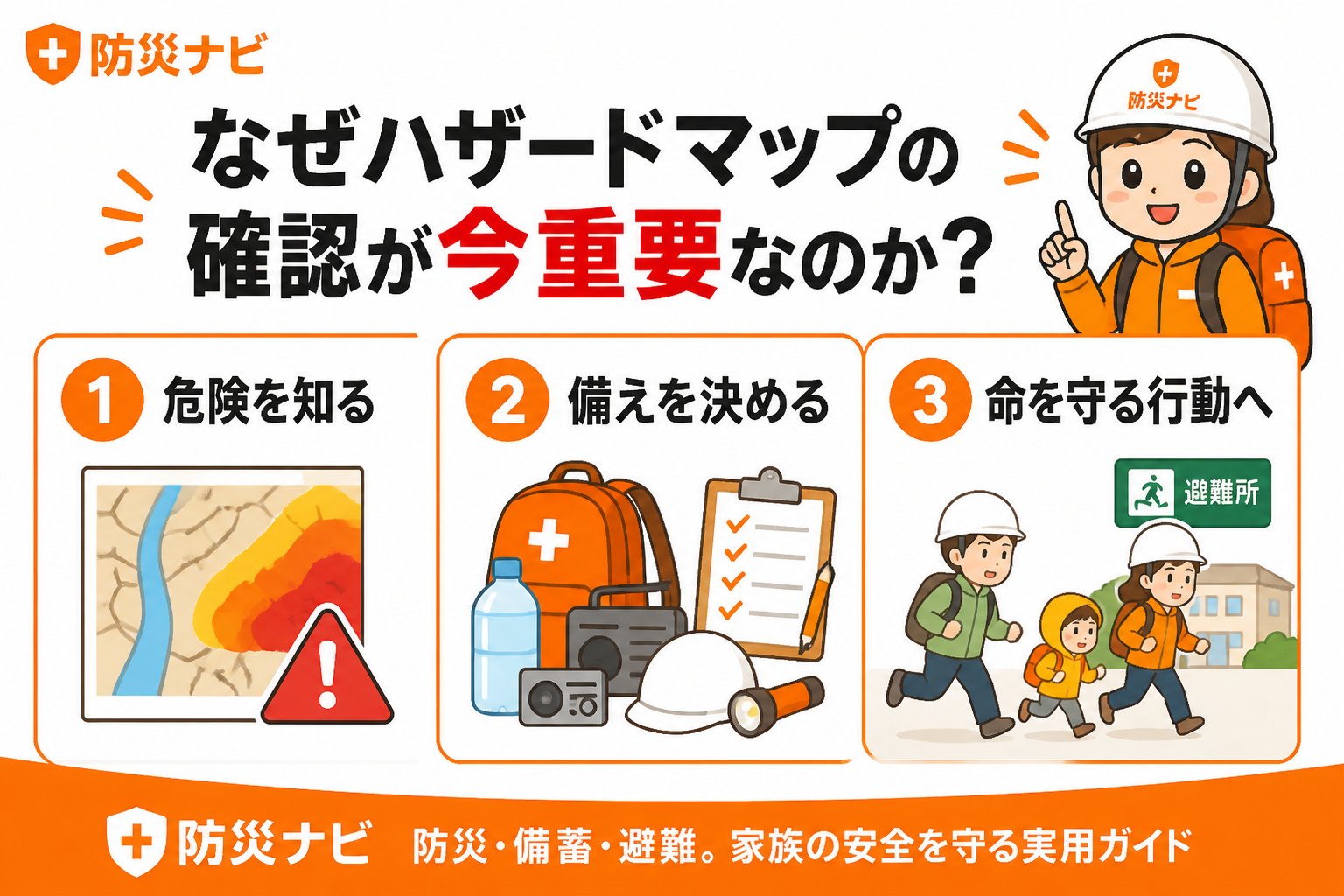 避難計画 なぜハザードマップの確認が今重要なのか？