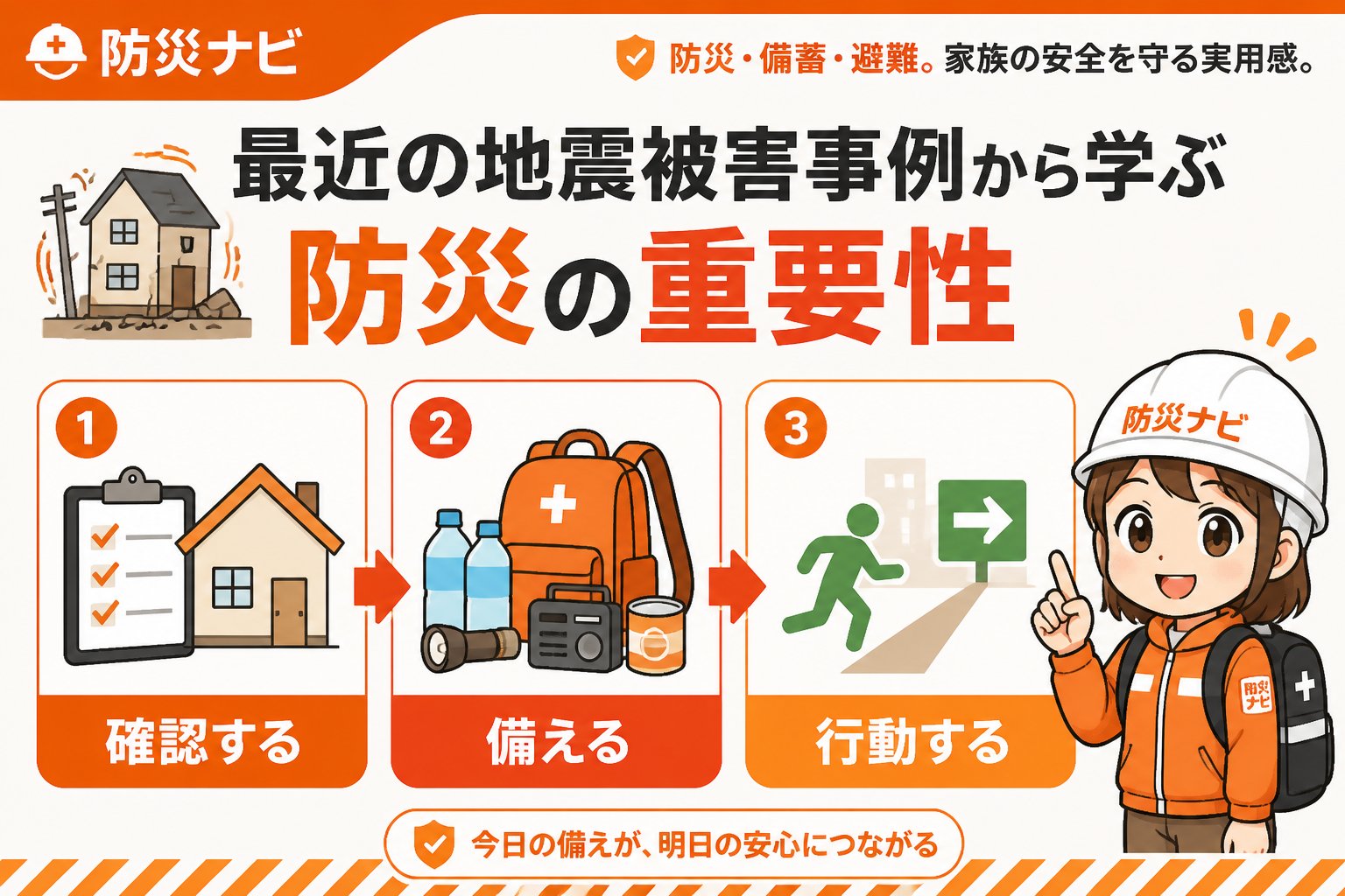地震対策 最近の地震被害事例から学ぶ防災の重要性