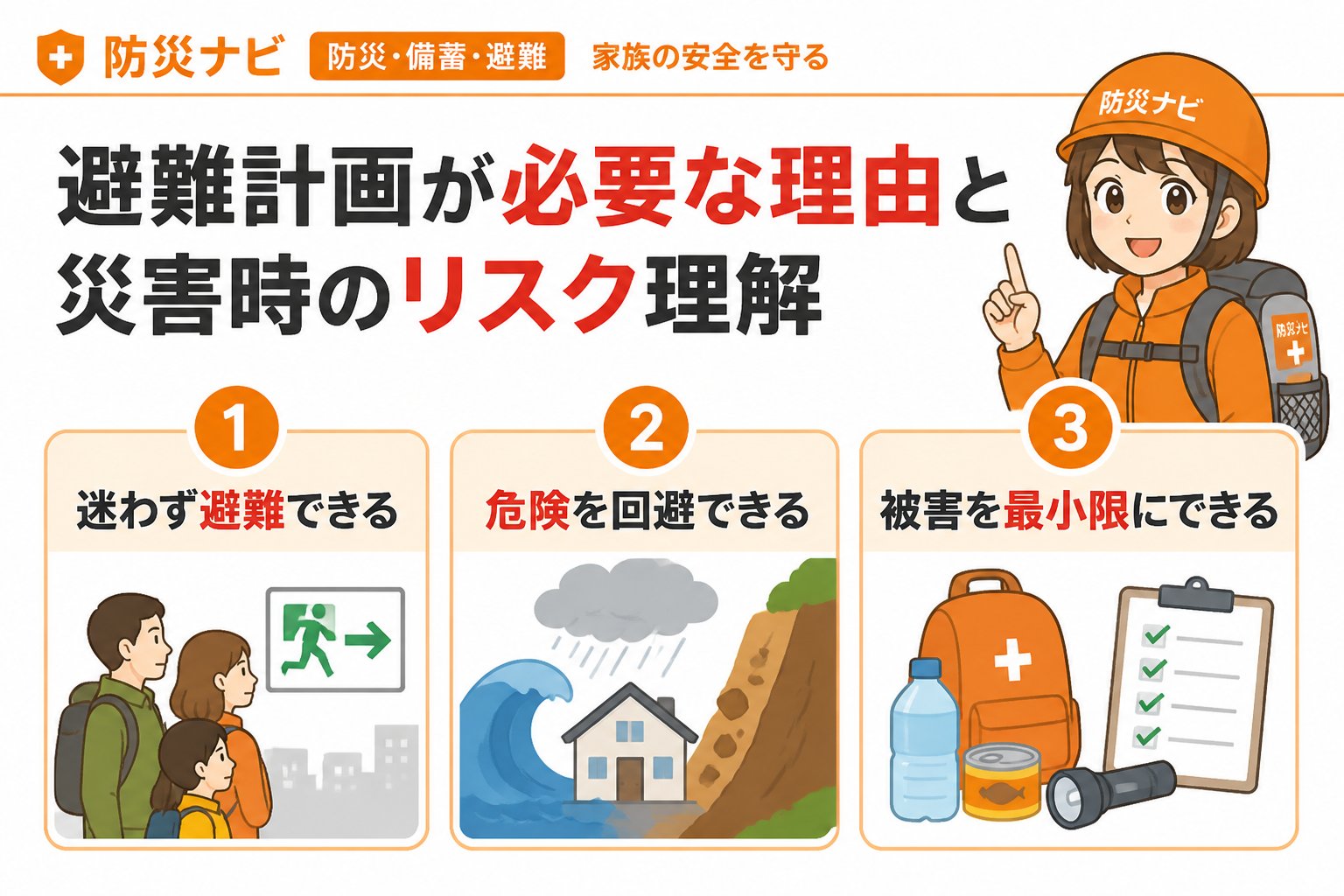 避難計画 避難計画が必要な理由と災害時のリスク理解