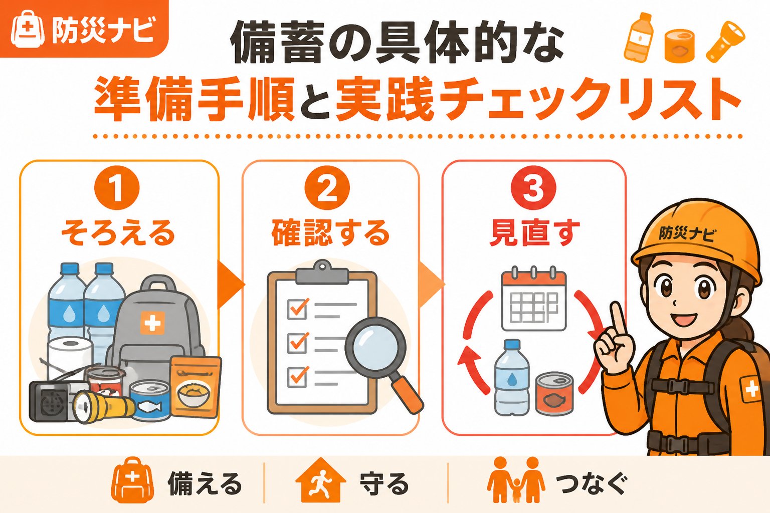 備蓄 備蓄の具体的な準備手順と実践チェックリスト