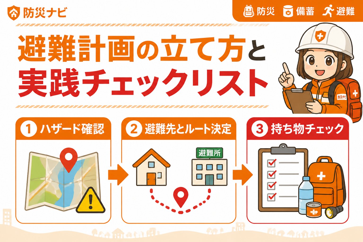 避難計画 避難計画の立て方と実践チェックリスト