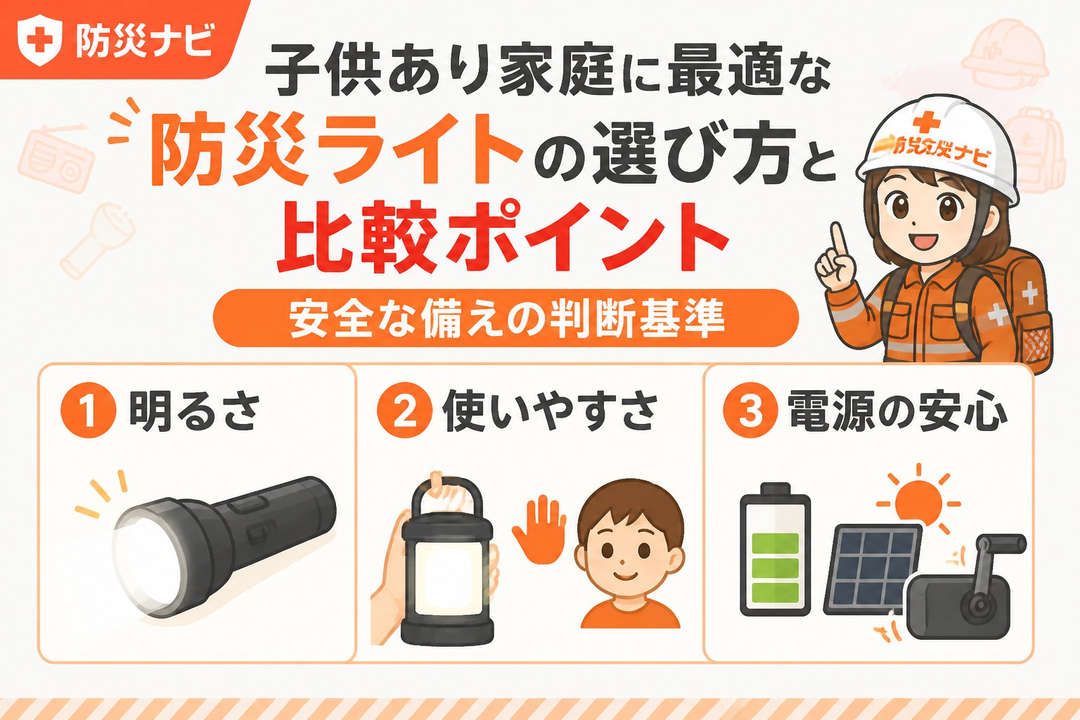 防災グッズ 近年の災害で浮き彫りになった防災ライトの重要性と課題