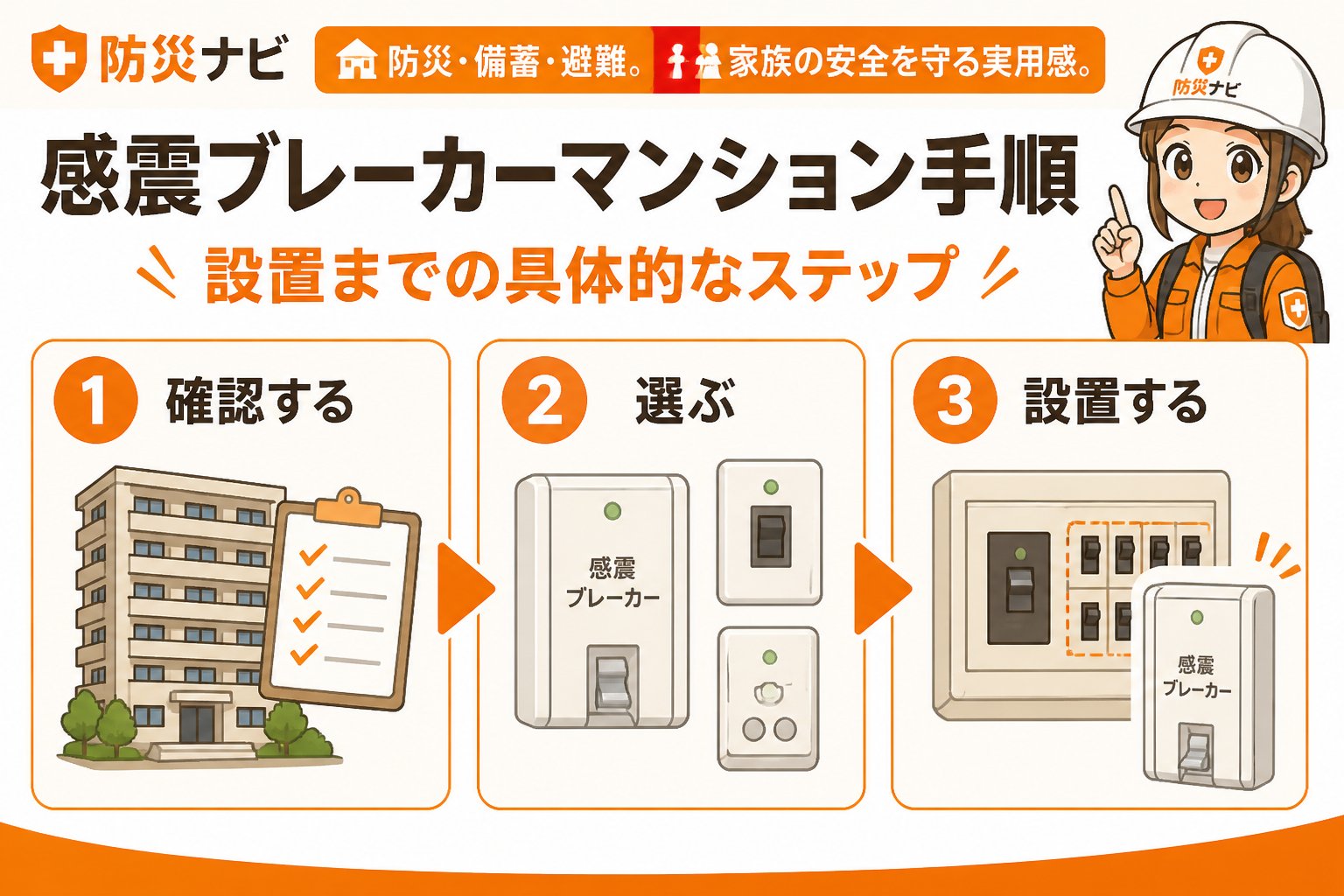 地震対策 感震ブレーカーマンション手順：設置までの具体的なステップ