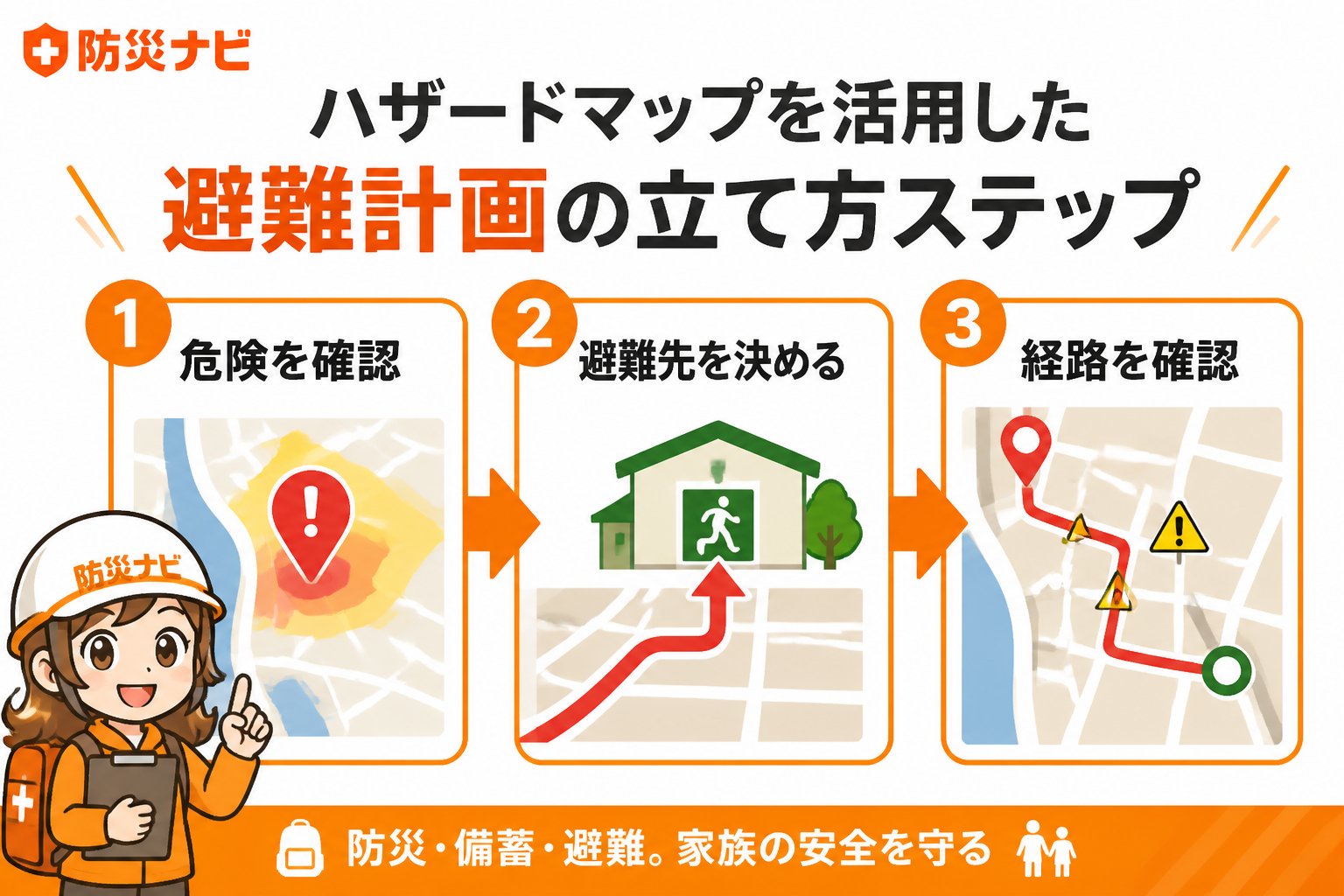 避難計画 ハザードマップを活用した避難計画の立て方ステップ