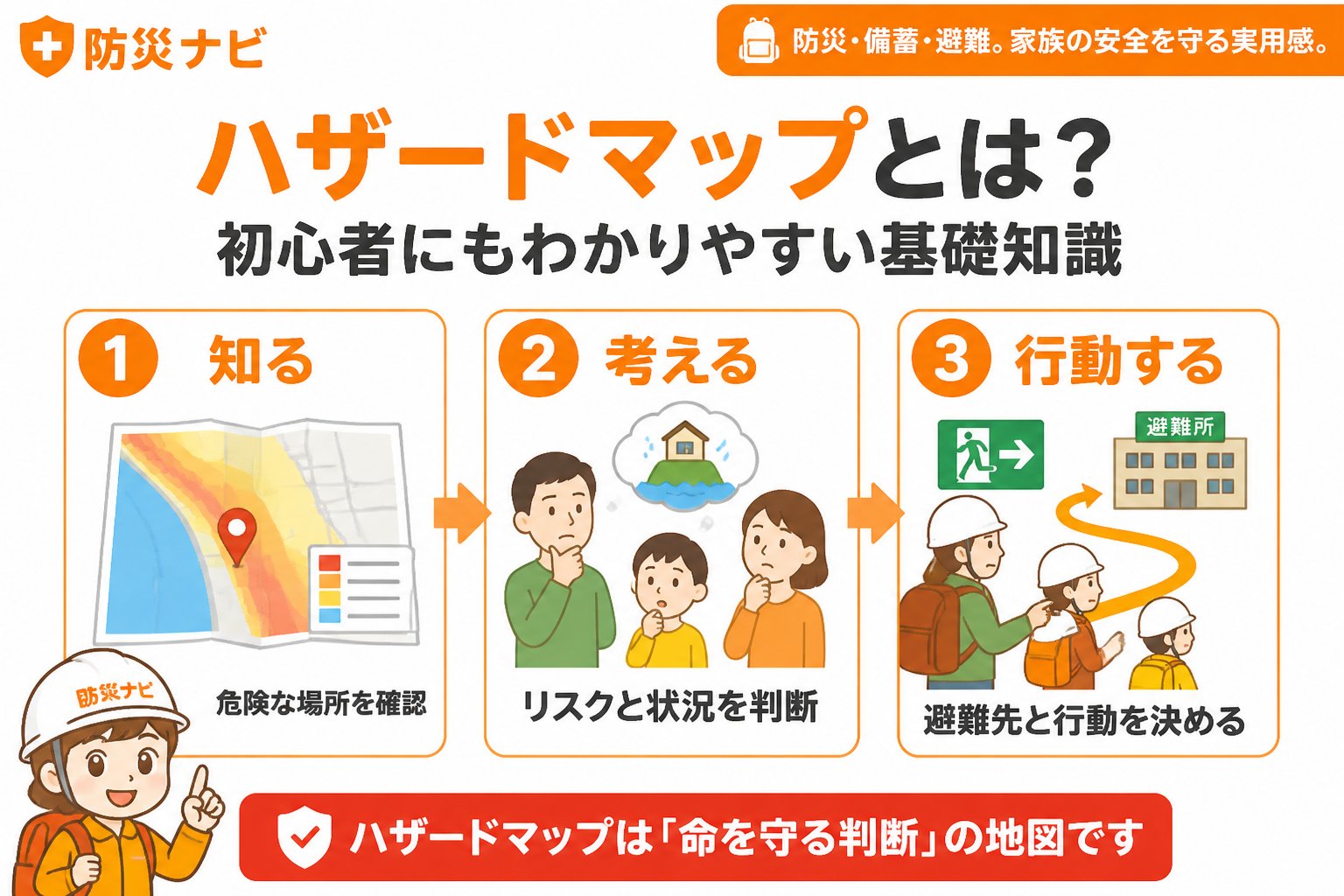 避難計画 ハザードマップとは?初心者にもわかりやすい基礎知識