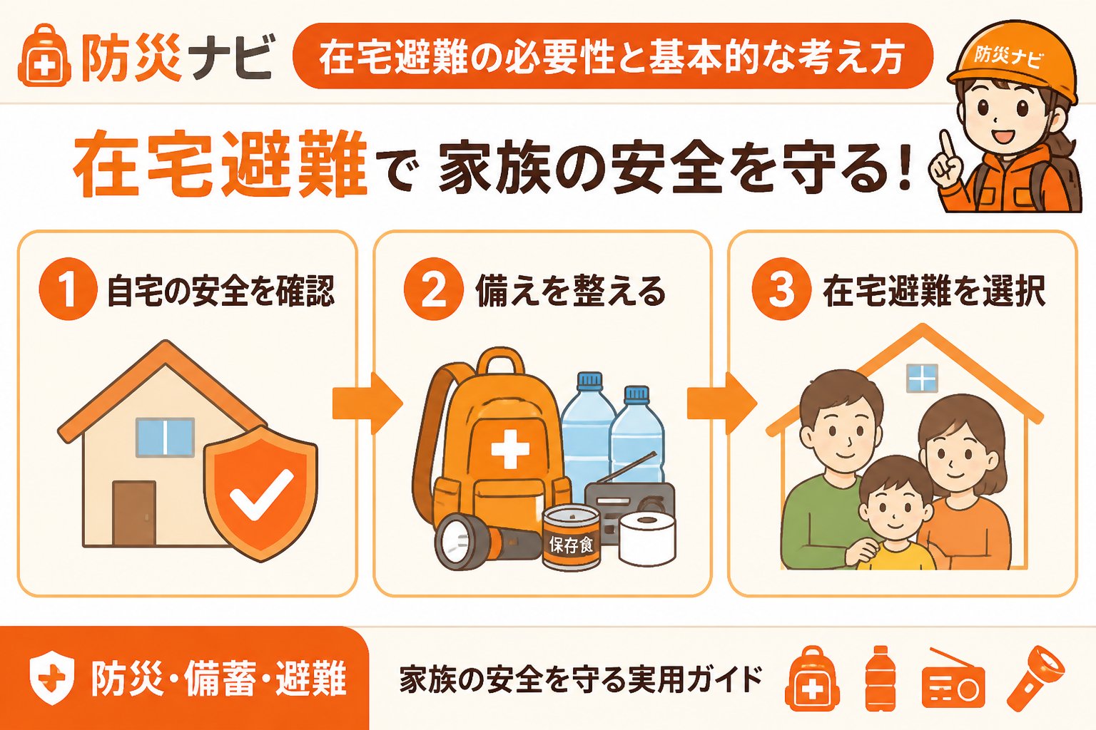 避難計画 在宅避難の必要性と基本的な考え方