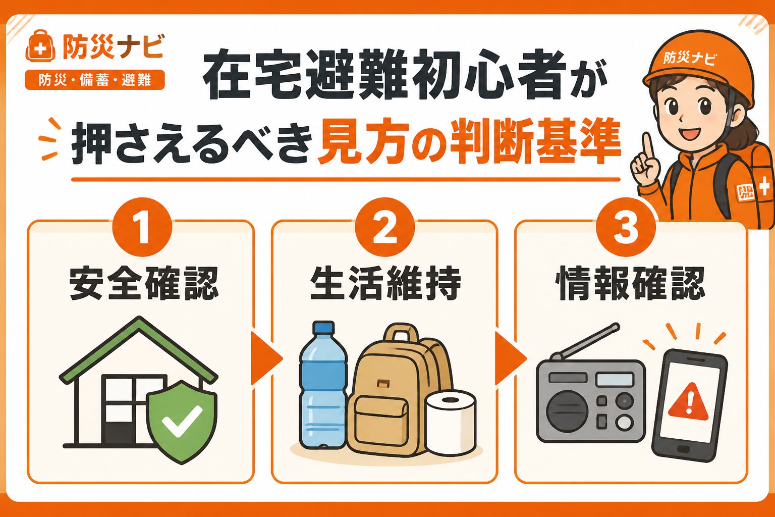 避難計画 在宅避難初心者が押さえるべき見方の判断基準
