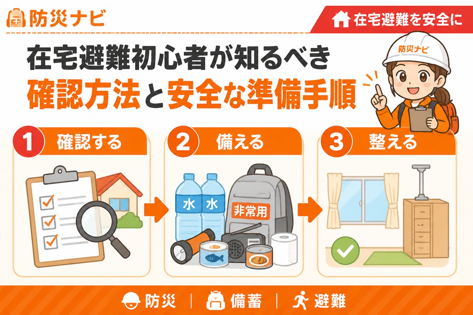 避難計画 在宅避難初心者向け具体的な確認方法と準備の手順