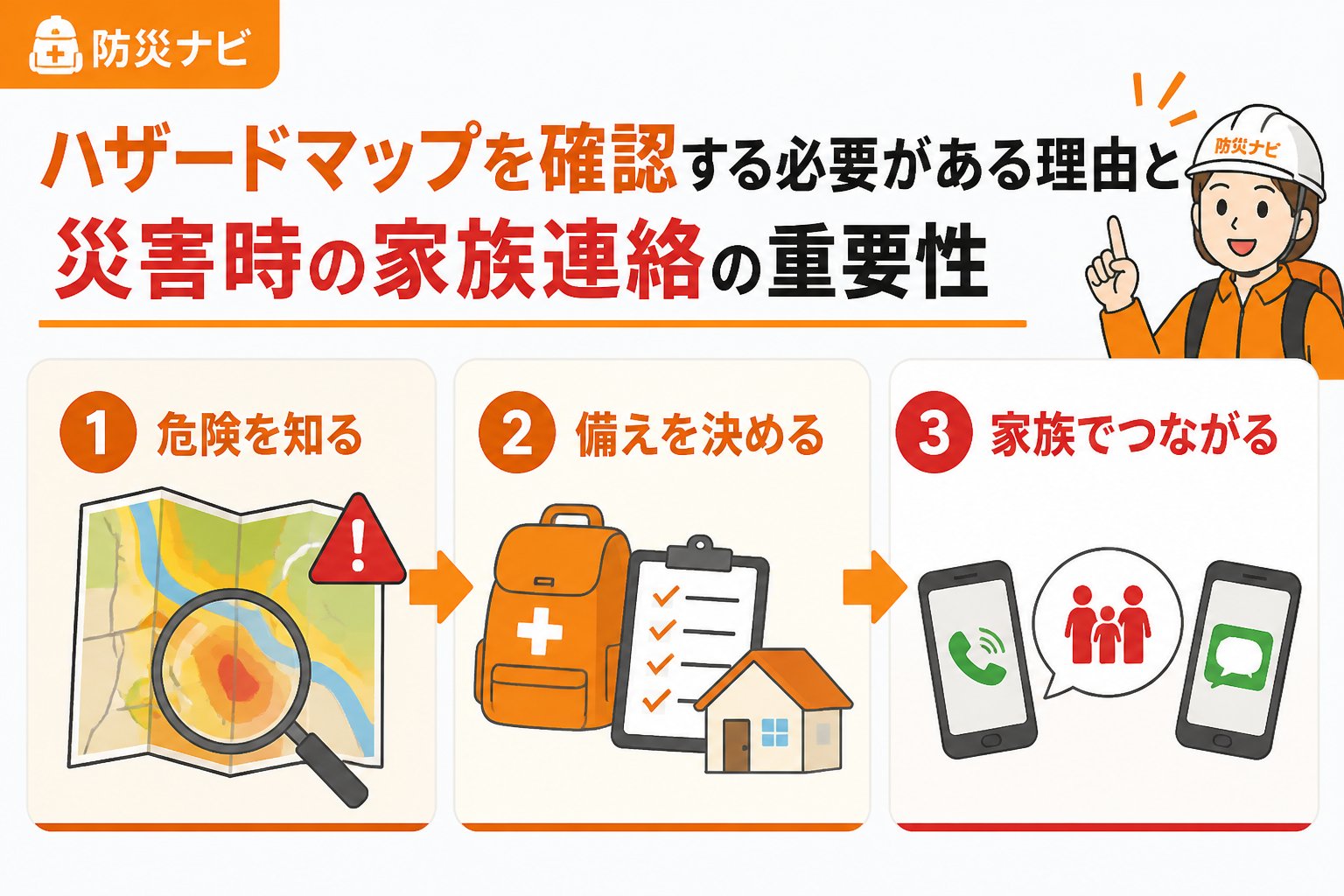 避難計画 ハザードマップを確認する必要がある理由と災害時の家族連絡の重要性