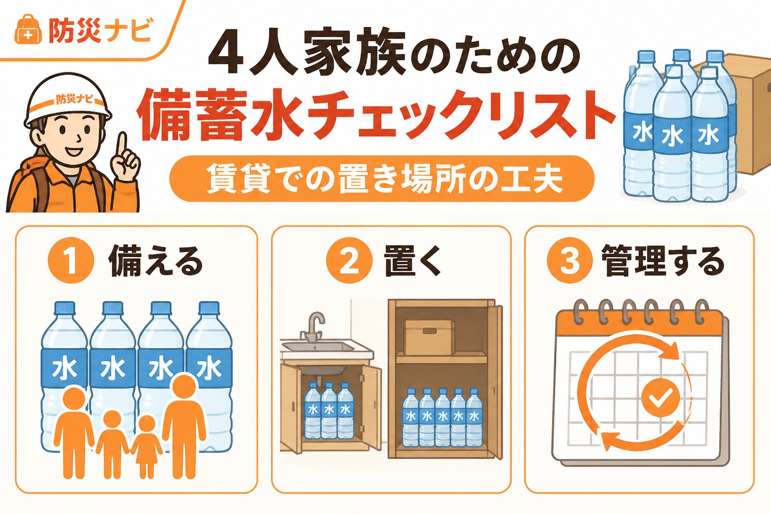備蓄 賃貸住宅での備蓄食料賃貸置き場所と管理のコツ
