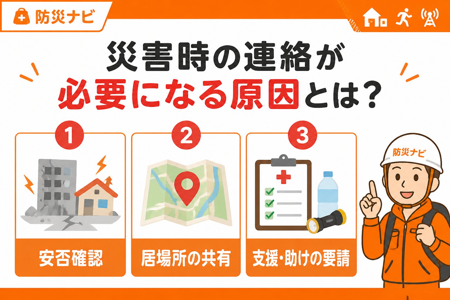 避難計画 災害時の連絡が必要になる原因とは？