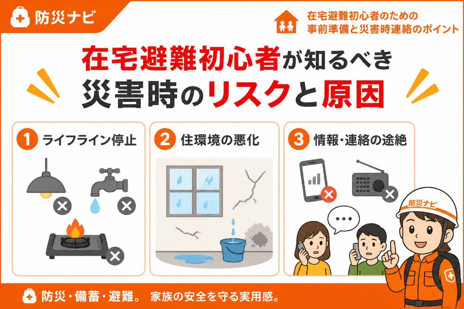 避難計画 在宅避難初心者が知るべき災害時のリスクと原因