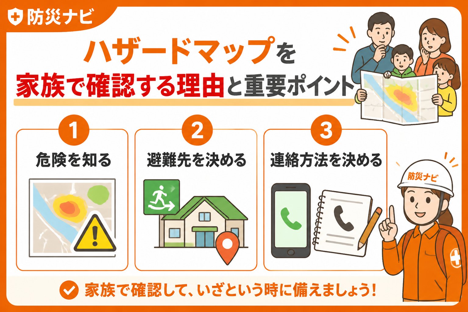 避難計画 ハザードマップを家族で確認する理由と重要ポイント