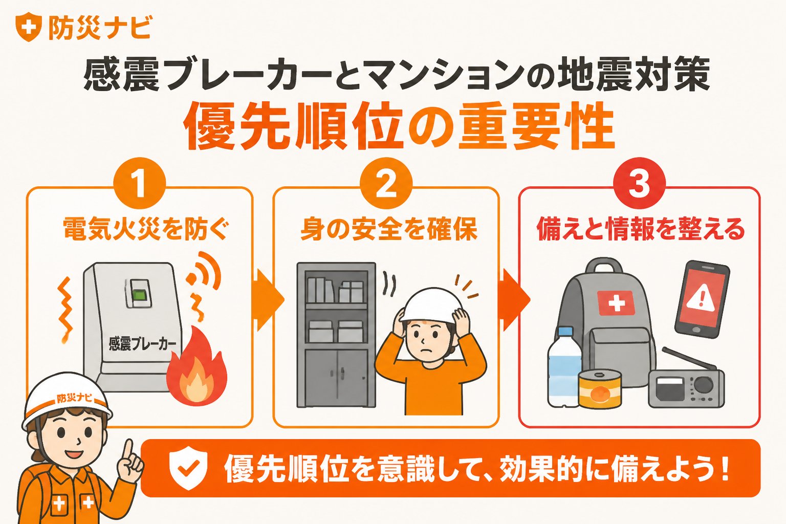 地震対策 感震ブレーカーとマンションの地震対策における優先順位の重要性