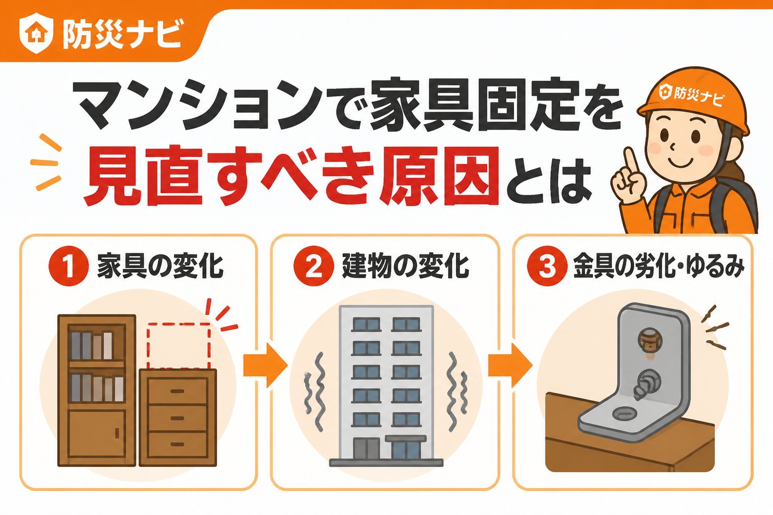 地震対策 マンションで家具固定を見直すべき原因とは