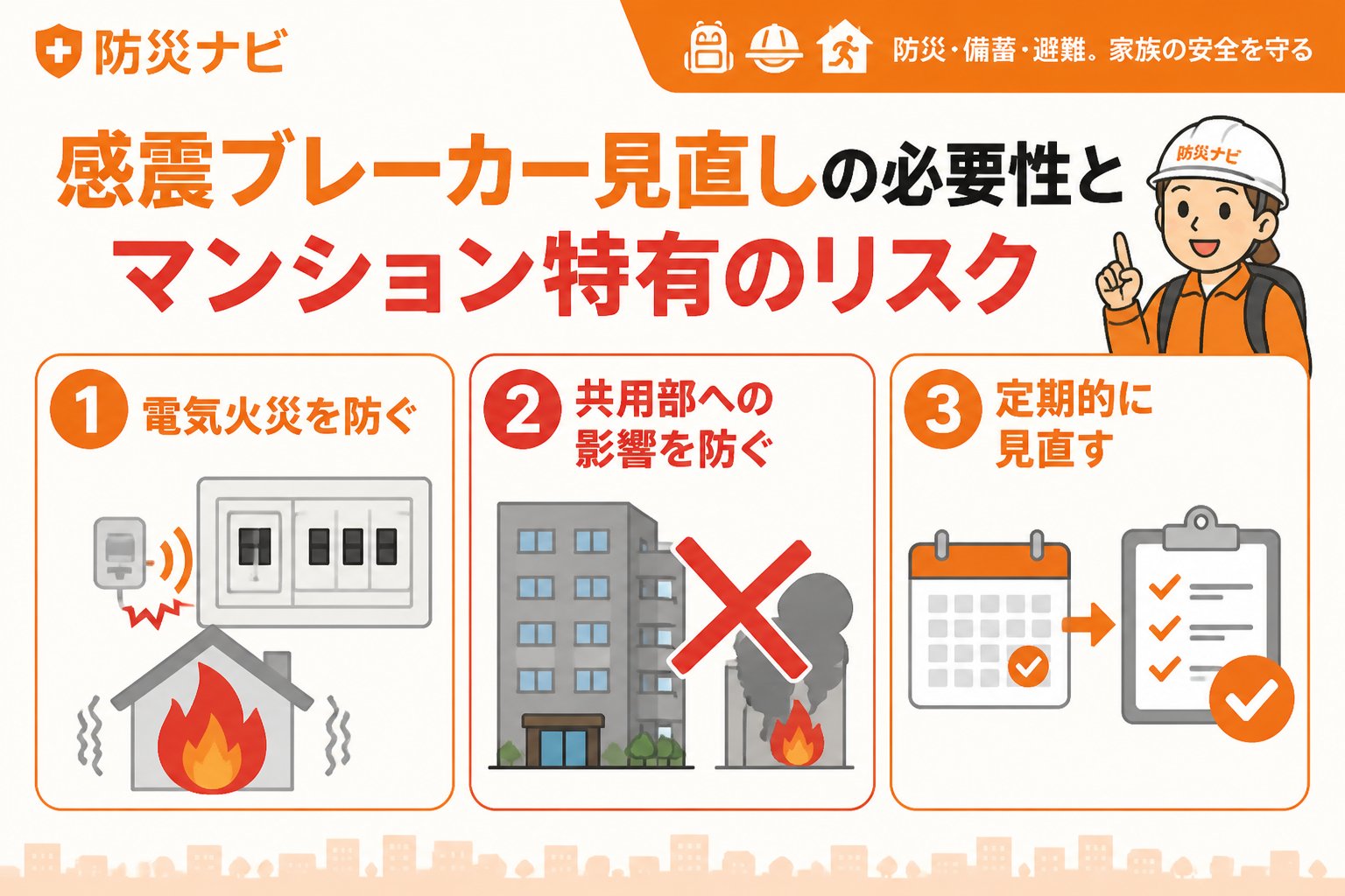 地震対策 感震ブレーカー見直しの必要性とマンション特有のリスク